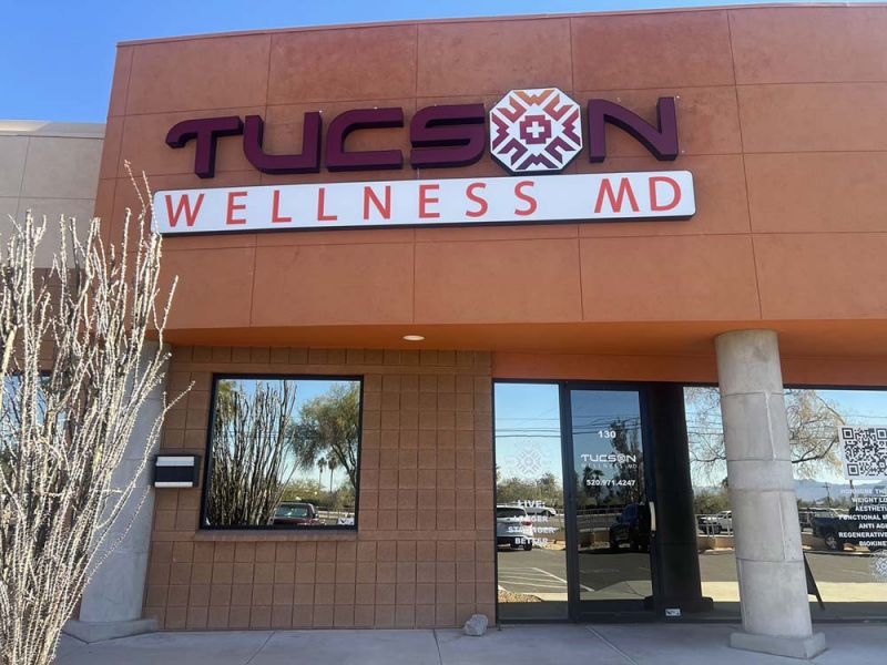 Front of Tucson Wellness building